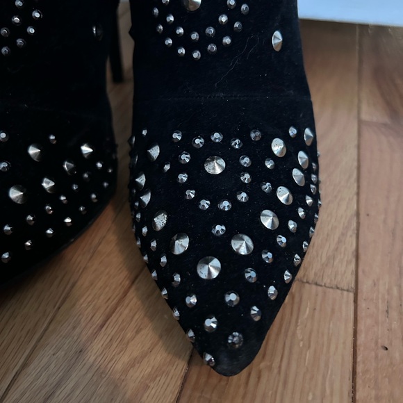 Olivia Miller Women’s Studded Stiletto Boots Size 10 - Picture 8 of 13